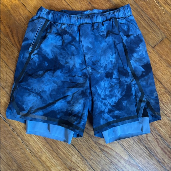 Lululemon Men’s Athletic Blue Shorts Size Small - Picture 1 of 5